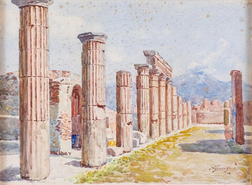 Veduta di Pompei 4